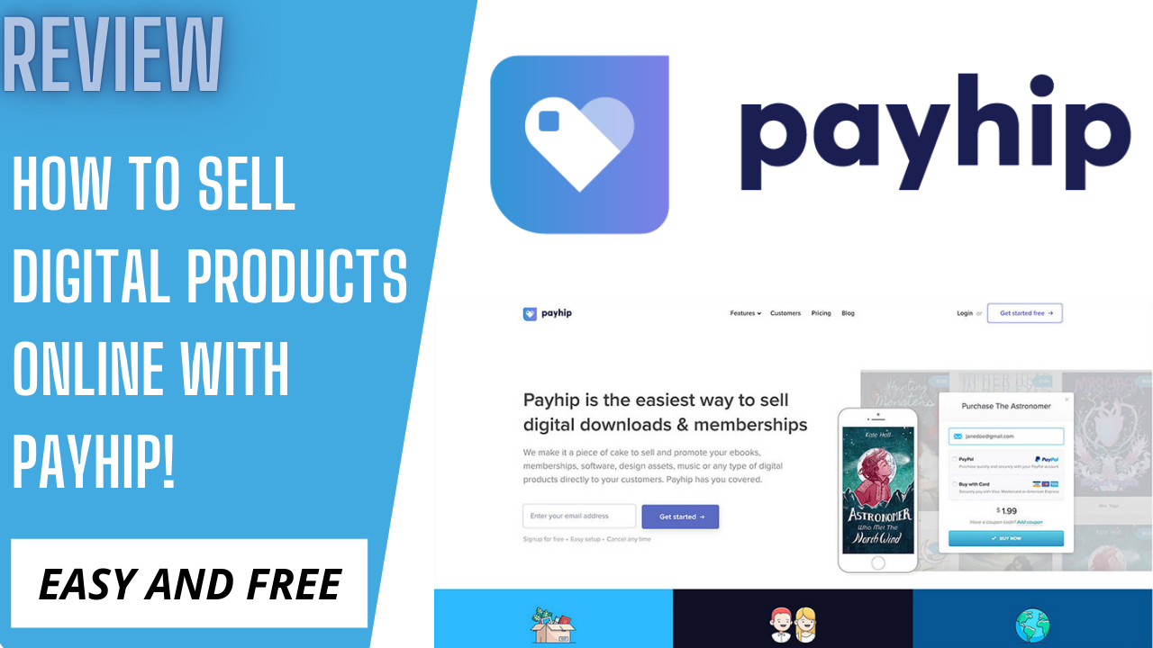 Payhip Review 2021 - How To Sell Digital Products Online!